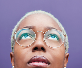 Woman reviewing check fraud prevention tips